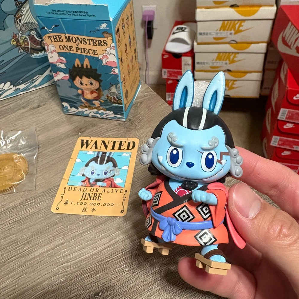 100% AUTHENTIC POP MART Labubu The Monsters × One Piece Series Figure - JINBE